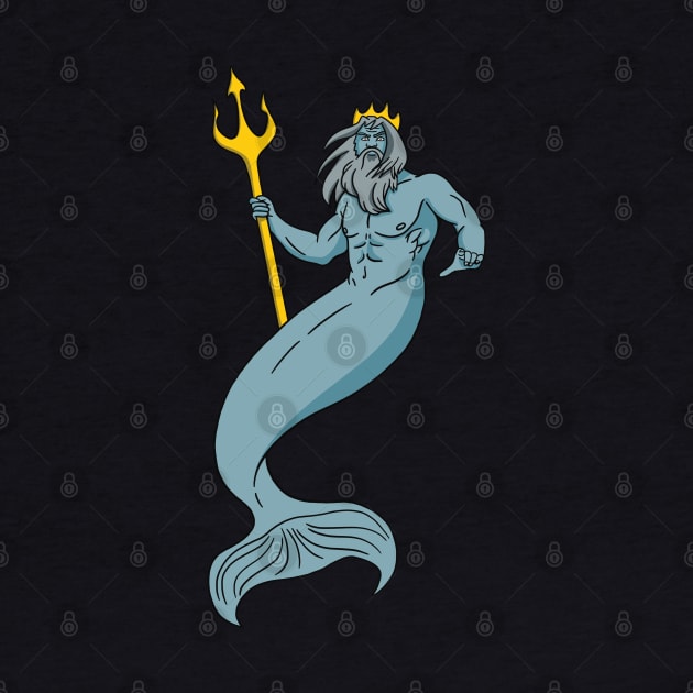 Neptune aka Poseidon - Greek God of Water and Sea by isstgeschichte